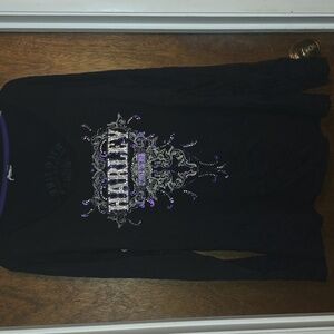 Black and Purple Blingy Tee | Harley-Davidson
